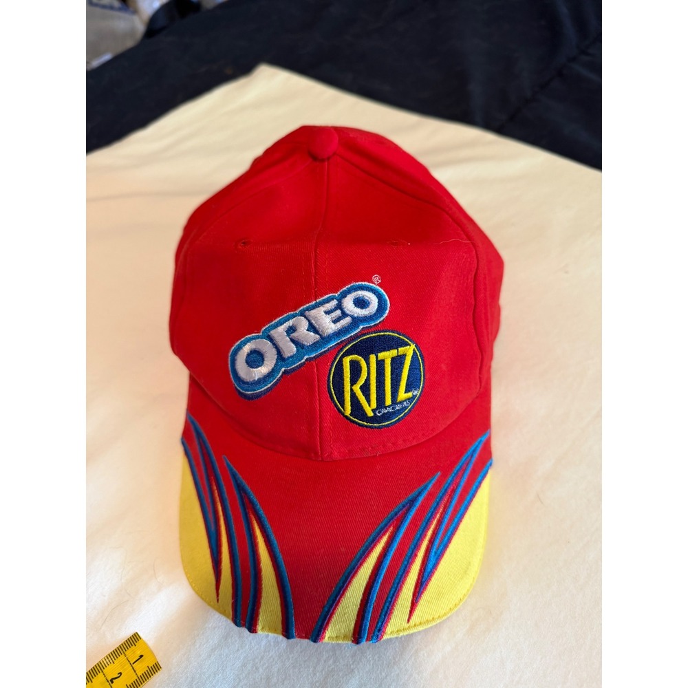 Winners Circle NASCAR Dale Earnhardt Jr‎ 81 Oreo Ritz Red Hat Baseball Cap Mens